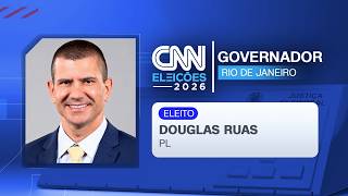 Vídeo: Com 50,88%, Douglas Ruas é eleito governador do RJ | CNN AGORA