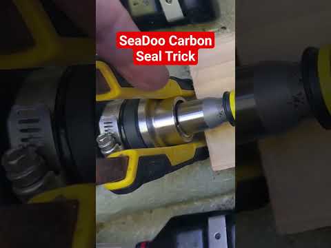 How to remove SeaDoo c-clip on a Carbon Seal #boating #jetski