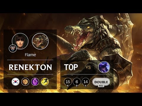 Renekton Top vs Ryze - KR Challenger Patch 9.22