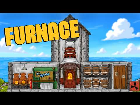 I Built an OP Industrial Forge Base in Solo Rust...