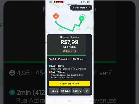 RideScanner app funcionando