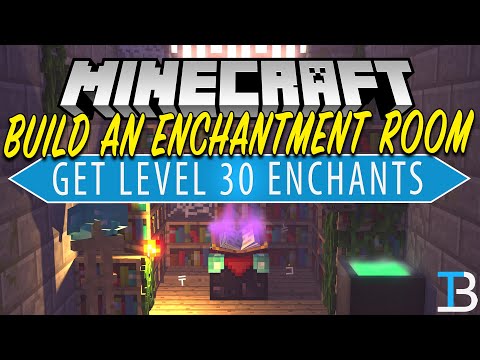 How To Build An Enchantment Room in Minecraft 1.14.4