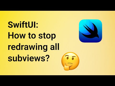 Prevent SwiftUI from re-rendering views thumbnail