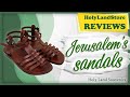 Authentic Handmade Camel Leather Jesus Sandals with Orthopedic Sole from Jerusalem