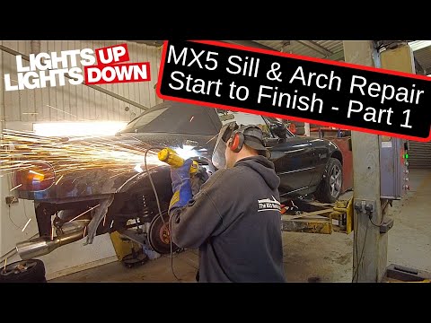 MX5 Sill and arch repair - How to guide - Miata - Part 1