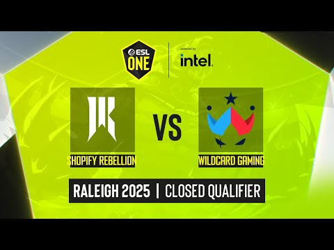 Dota2 - Shopify Rebellion vs Wildcard Gaming - ESL One - Raleigh: North America Closed Qualifier