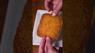 Making a grilled cheese sandwich using ONLY cheese (no bread)