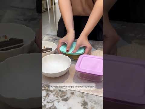 Gambar Glasslock One Touch Wadah Makanan 420 ml Set 2 pcs - Mix