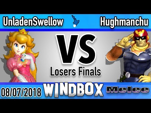 Windbox #8: UnladenSwellow (Peach) Vs. Hughmanchu (Captain Falcon) - LF Melee