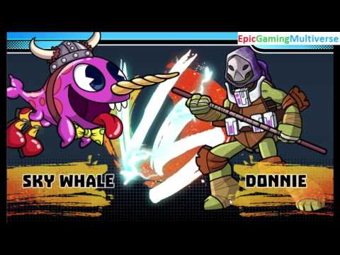 Sky Whale VS Donatello In A Nickelodeon Super Brawl World Match / Battle / Fight