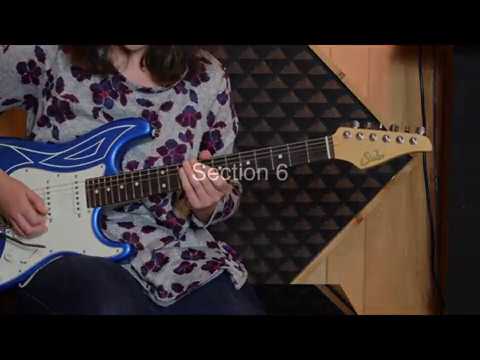 Comfortably Numb - Pink Floyd/David Gilmour - Guitar Solo taught by Chelsea Constable