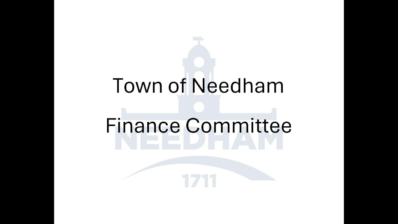 From the Finance Committee