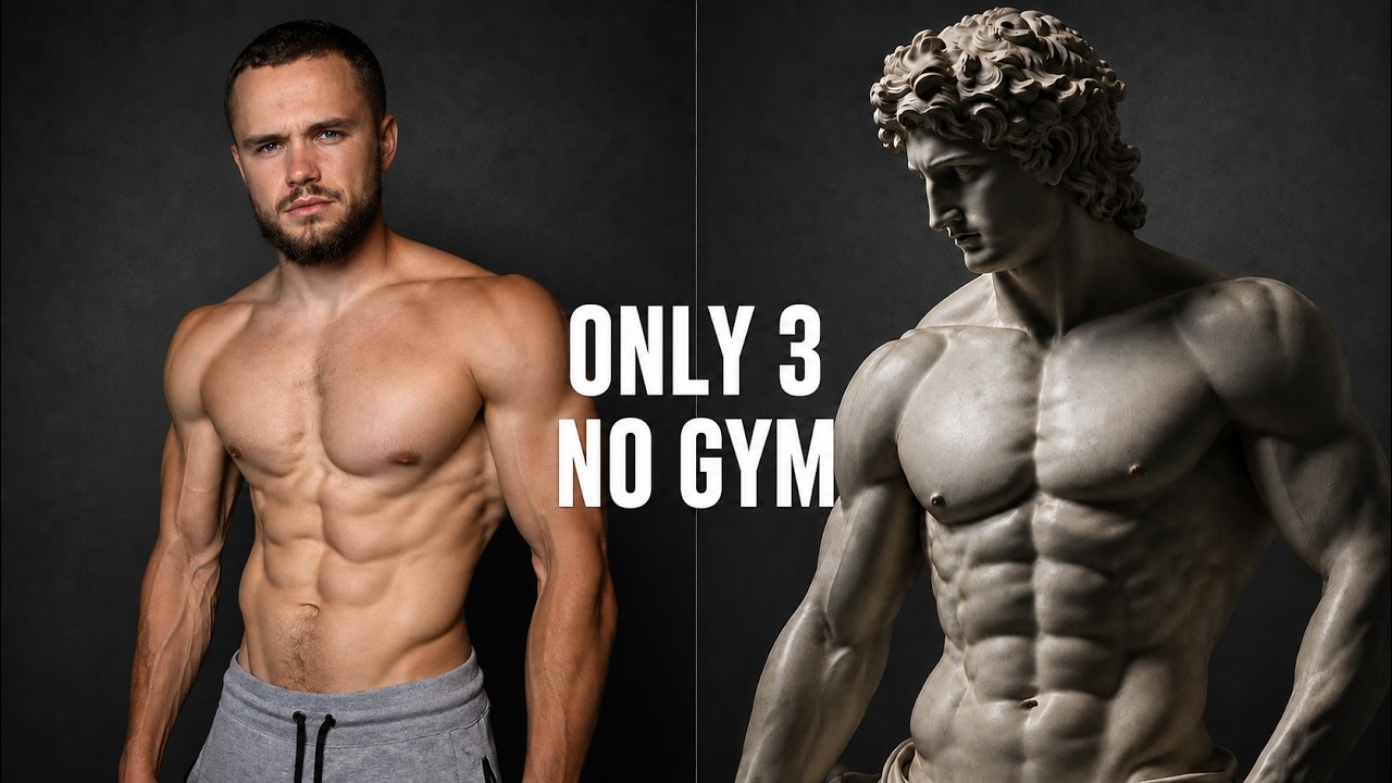 You Only Need 3 Exercises to Build an Aesthetic Physique at Home