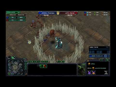 Starcraft 2 Serral vs FireCake Game 2 of 2 - FireCake POV Replay 2016