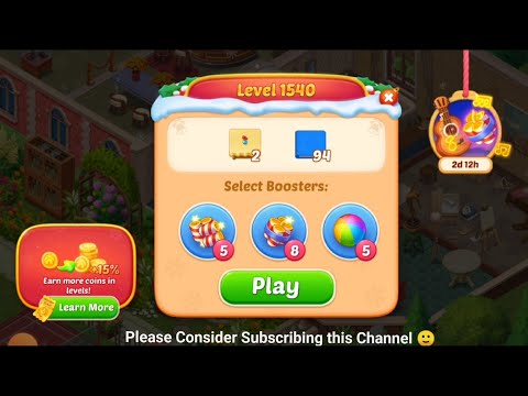 Matchington Mansion Level 1540, Level 1541(Hard Level) & Level1542 - iOS/ Android