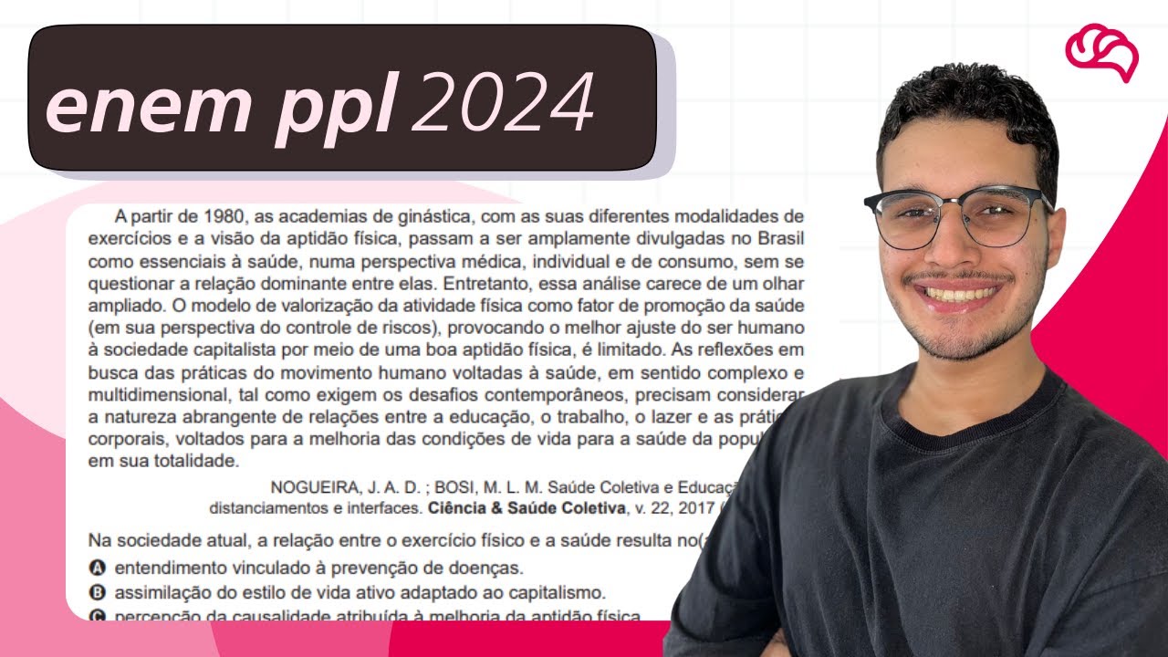 Resolução em Vídeo — Questão 12 ENEM 2024 PPL