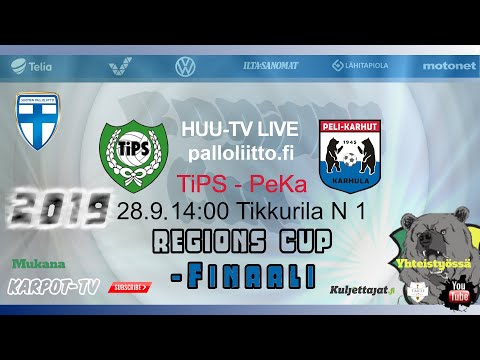 28.9.2019 | TIPS - PEKA | Regions Cup-finaali | Tikkurilan Urheilupuisto