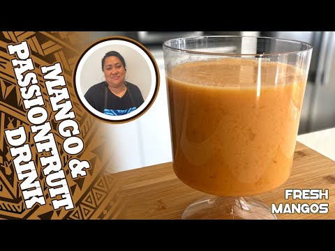 "Taste the Tropics with this Refreshing Mango Passionfruit Drink Recipe"