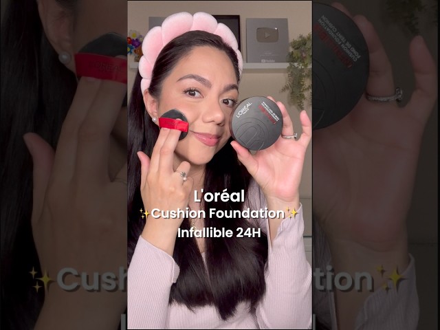 Vídeo relacionado con LOPHE Cushion Foundation, 2 en 1 Air Cushion Foundation, Base Líquida de Larga Duración, Base de Maquillaje con Borla para Tono de piel Uniforme, Maquillaje Impecable (02#SHELL BEIGE)