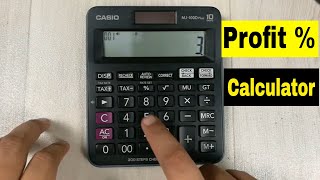 How to Find Profit Percentage on Calculator