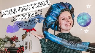 FIRST IMPRESSION Hooded Hairdryer on 2A/2B/2C Long Wavy Hair