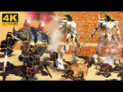DAWN OF WAR 2: CODEX EDITION MOD - Chaos Space Marines vs Eldar (Cinematic, 4K)
