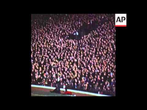 SYND 1-1-72 ARSENAL PLAY EVERTON IN A FOOTBALL MATCH