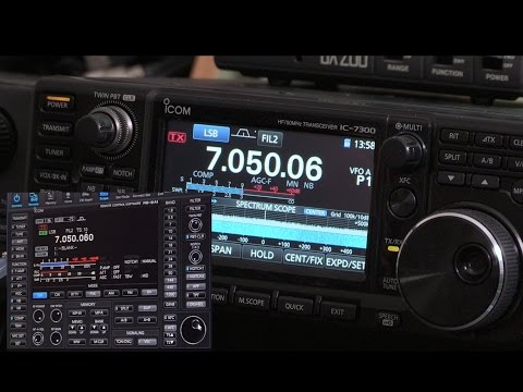 Icom RS-BA1. Installing & Setting up Remote Control for your IC-7300 SDR Radio