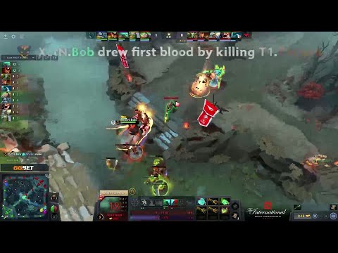 T1.Topson got outplayed twice against SF XctN.Bob