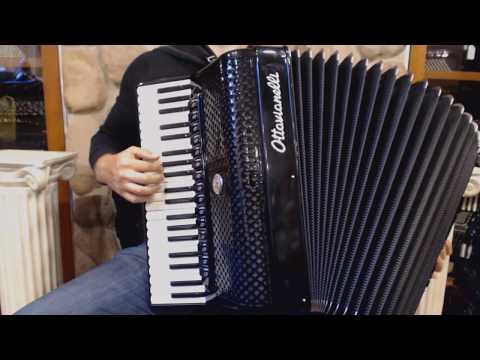 OTTASUPC120BK - NEW Black Ottavianelli Super Concerto Piano Accordion LMMMH 41 120 $7999