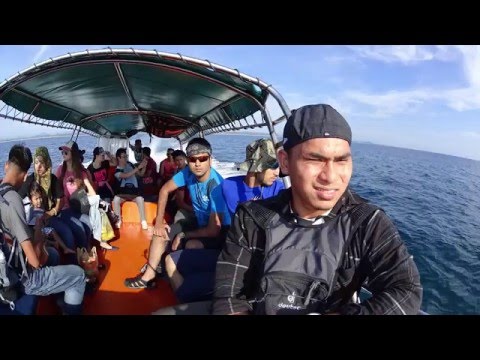 1 day at island kapas Sony action cam 4k