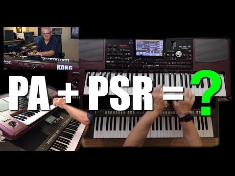 KORG PA1000 ... zusammen mit dem PSR-S970 #17
