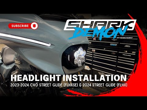 2023-2025 Street Glide Motorcycle Headlight Upgrade from Custom Dynamics