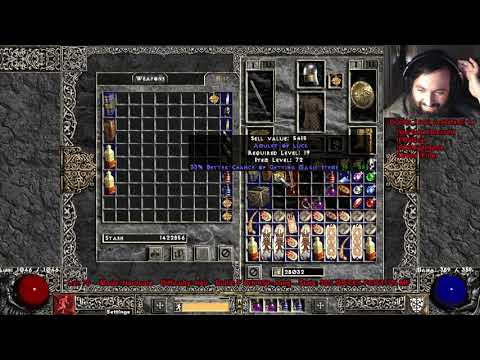 Hardcore Project Diablo 2 Season 2 Day 2 Tal's Ammy + Baba Drop/ID/Corrupt after 10 Andy Runs!