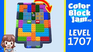 Solution du Niveau 1707 de Color Block Jam