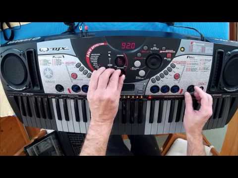 Yamaha DJX II jam - part 1