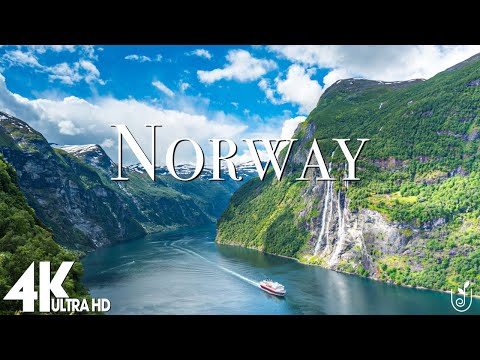 Norway 4K - Norwegian Fjords & Beautiful Relaxing Music - Nature Relaxation Film 4K
