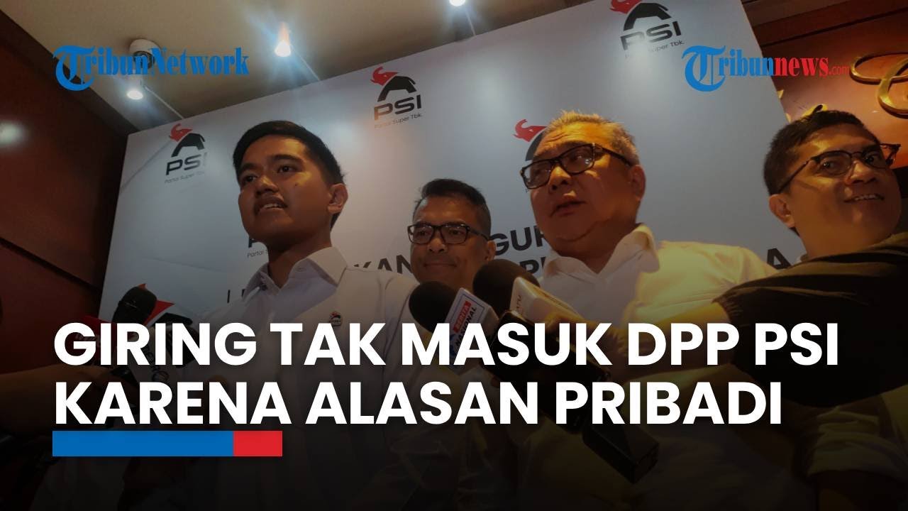 Kaesang Sebut Giring Ganesha Tak Masuk Pengurus PSI Karena Alasan Pribadi