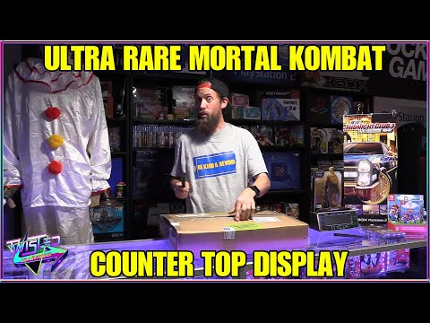 Mortal Kombat Counter Top Display | ULTRA RARE! | Video Game Pickups
