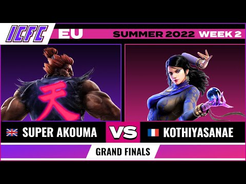 Super Akouma (Akuma) vs. kothiyasanae (Zafina) - Grand Finals - ICFC TEKKEN EU: Summer 2022 - W2