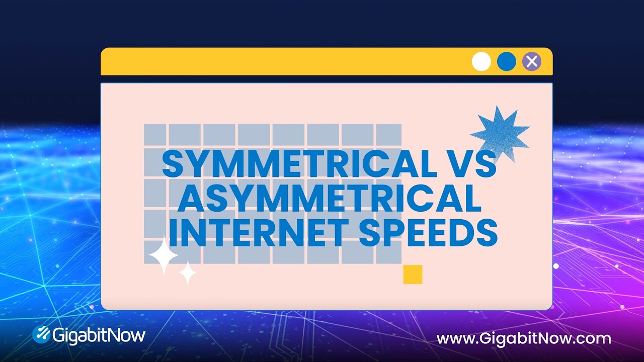 Symmetrical vs Asymmetrical Speeds | Fiber in a Minute