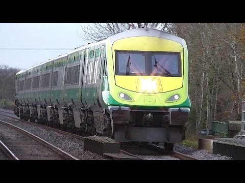 Irish Rail Mark 4 Intercity Train + 201 Class Loco - Monasterevin, Kildare