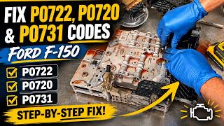 Ford F-150 6R80 Transmission P0722 P0731 P0720 Harsh Shift | Speed Sensor | DIY Step by Step