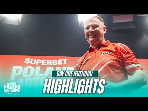 BACK WITH A BANG! 👀 | 2026 SUPERBET Poland Darts Open | Day One Evening Highlights