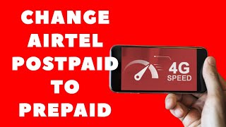 How to change airtel postpaid to prepaid in Tamil?|online or offline |airtel 4g plan|AG Tamilan|