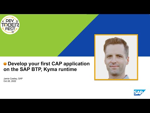 ???? Develop your first CAP application on the SAP BTP, Kyma runtime