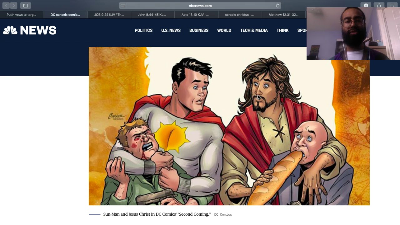DC cancels comic book about a second coming of Jesus