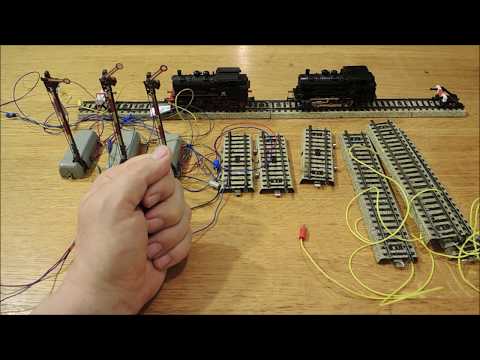 Märklin  - analoge automatische Blockstrecke für 2 Loks