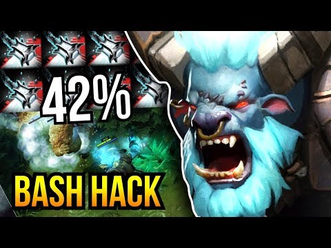 BASH HACK - IMBA 42% Bash Chance Madness + Echo Sabre Spirit Breaker by Kingrd 7.07 | Dota 2