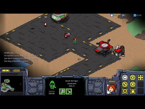 StarCraft: Cartooned (Carbot Remastered) Campaign Terran Mission 7 - The Trump Card